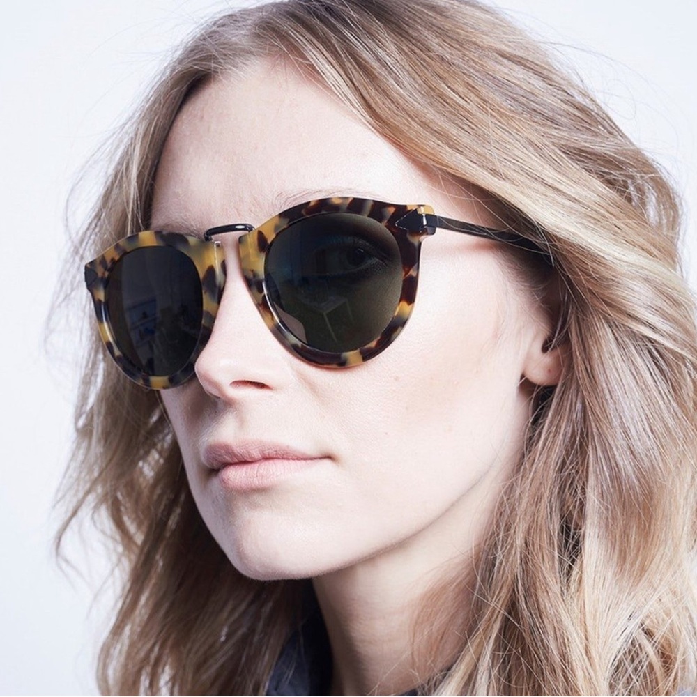 Karen Walker Harvest Sunglasses Black & Tortoiseshell